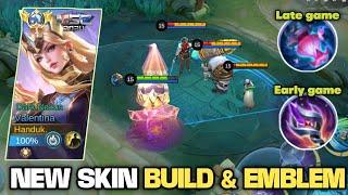 NEW SKIN, BUILD & EMBLEM VALENTINA DI PATCH TERBARU!! MAGE JADI OP BANGET!! - MOBILE LEGENDS