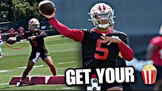 *First Look* Trey Lance FIXED his Mechanics @ San Francisco 49ers OTA’s  .. SAM DARNOLD! 