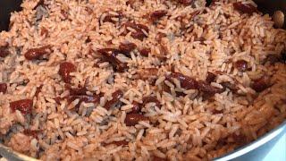 JAMAICAN RICE & PEAS RECIPE| MY VERSION :) BEGINNER FRIENDLY