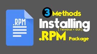 3 Ways to Install .rpm Package on Linux | Installing .rpm file on Fedora 31/32/33/34/35/35