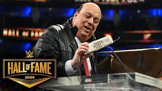 Paul Heyman pays homage to the history of ECW: WWE Hall of Fame 2024 highlights