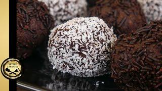 Easy cookie Truffles with orange -  GOLDEN RECIPES