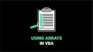 Using Arrays In VBA