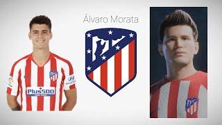 EA FC 24 - Pro Clubs Lookalike | Alvaro Morata + Stats | FACE CREATION | Athletico Madrid