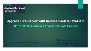 Upgrade HPE Server with Service Pack for ProLiant (SPP)