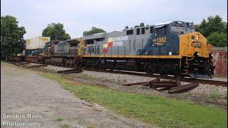 CSX 1982 Seaboard System leads I026-03 through Athens, AL.