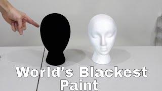 The New World's Blackest Paint (Black 3.0) vs the Brightest Flashlight!