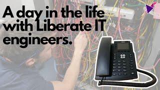 A day in the life with the Liberate IT engineers (Fanvil phone installation.)