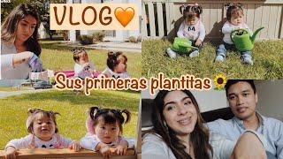 VLOG|| les muestro la nueva casita de las bebes+ sembramos una plantitas