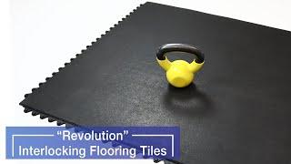 "Revolution" Interlocking Flooring Tiles