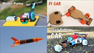 4 Creative DC Motor projects - A2C (2021) @SriramBenur