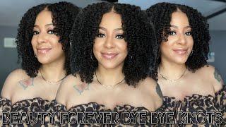 Summer Natural Hairline Bye Bye Knots Wig | Kinky Curly WIthin 4C Kinky Edges | Beauty Forever Hair