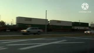 NS Intermodal speeds through Warner Robins, GA