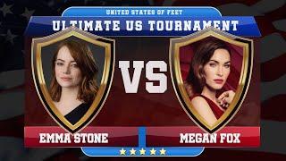 Ultimate US tournament | Emma Stone VS Megan Fox