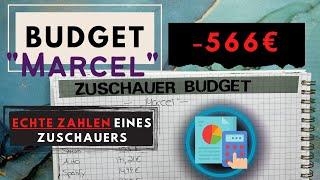 Budget Marcel I Echte Einnahmen & Ausgaben eines Zuschauers