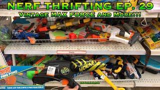 KBFoamStrike's NERF THRIFTING Vlog EP. 29: Vintage Nerf Finds Galore, MAX FORCE and More!!!