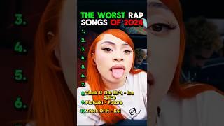 Worst Rap Songs Of 2024 #rap #hiphop #drake #kendricklamar #rapbeef #kanyewest #kanye #ksi #icespice