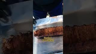 I filled our Yoder to capacity with baby back ribs! #shorts