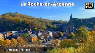 La Roche en Ardenne, Belgium - Nature Drone 4K