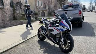 2020 BMW S1000RR M with Full Akrapovich GP exhaust