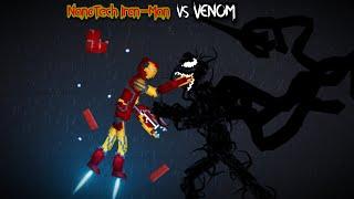 Nanotech Iron-Man VS Venom in People Playground