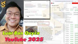 Bản quyền YouTube 2025 là gì? Bản quyền GẬY, nhận vơ bản quyền, Content ID (ClaimID)