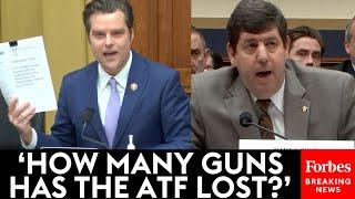 Matt Gaetz Excoriates ATF Director Steven Dettelbach Over 'Terrible Abuse Of Power'