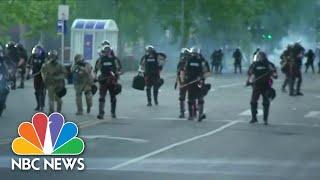 Minnesota National Guard And Police Clash With Protesters | NBC Nightly News