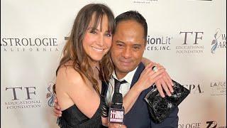 HEATHER McCOMB w/ TYRONE TANN - ARPA International Film Festival - Anniversary Awards Gala