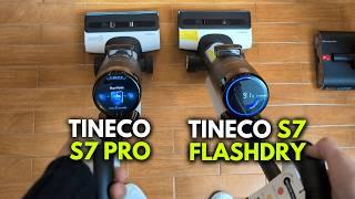 TINECO S7 Flash Dry vs S7 Pro – Is Flash Drying Worth It?