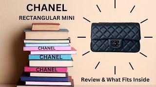 CHANEL RECTANGULAR MINI FLAP REVIEW & WHAT FITS INSIDE