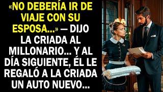 «No debería ir de viaje con su esposa…» dijo la criada al millonario… Y al día siguiente...