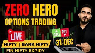 Live Trading Nifty Banknifty Options | Fin nifty Expiry Option Trade | 31-Dec | #livetrading