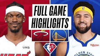 Golden State Warriors vs. Miami Heat Full Game Highlights | 2021-22 NBA Season