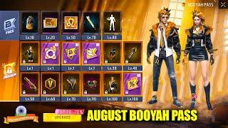 August Booyah Pass Free Fire 2024 | Next Booyah Pass Free Fire 2024 | Upcoming Booyah Pass Free Fire