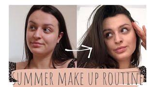 Summer Make Up Routine with HQ Hair ️ | beckyloubutton