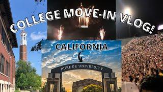 college freshman move in vlog 2021 | purdue university!!