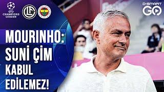 Jose Mourinho'dan Maç Sonrası Transfer Açıklaması: "Yapabileceğimizin En İyisi..." Lugano-Fenerbahçe