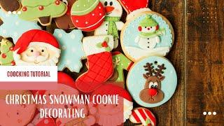 Christmas Snowman Cookie Decorating