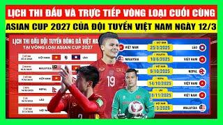 Lịch Thi Đấu Của Đội Tuyển Việt Nam Ở Vòng Loại Asian Cup 2027 | Việt Nam Sáng Cửa Đi Tiếp?