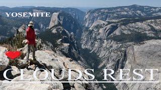 |4K| Hiking Clouds Rest from Tenaya Lake/Sunrise Lakes Trailhead Parking Lot| #Yosemite #Cloudsrest