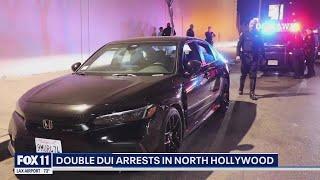 Double DUI arrests in North Hollywood