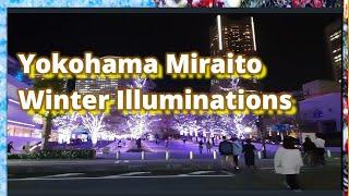 [4K] WINTER ILLUMINATION - MINATO MIRAI みなとみらい21 I YOKOHAMA I JAPAN I ELJUN #minatomirai #yokoham