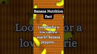 Banana Pepper Nutrition Fact