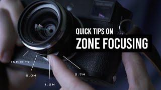 Quick Tips on Zone Focusing