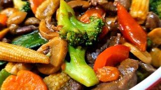 Beef And Vegetables Stir Fry