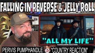 Falling In Reverse - "All My Life (feat. Jelly Roll)" OLDSKULENERD REACTION