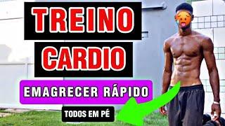 COMO PERDER PESO RÁPIDO, TREINO CARDIO EM CASA, SEM EQUIPAMENTOS