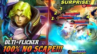 SURPRISING MY ENEMY!!! TIGREAL MONTAGE (ULTI+FLICKER) | Mobile Legends