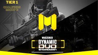 W4RZON3R DYNAMIC DUO SHOWDOWN | Tier 1 Qualifiers Group B | 25,000Rs PP